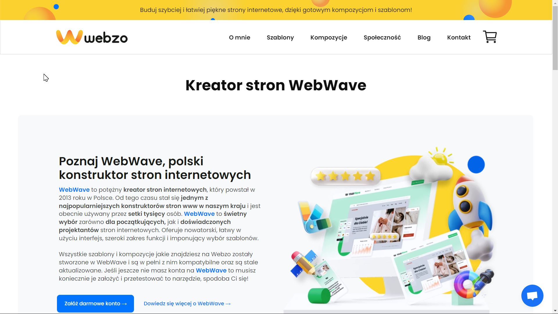 Poznaj Kreator Stron Webwave 6550